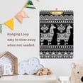 thumbnail image 7 of 12.5"x9" Cute Alpaca Liama Clipboards, Standard A4 Letter Size Nursing Clipboard with Low Profile Metal Clip Decorative Clip Board for Office Supplies,Silver, 7 of 7