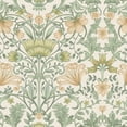 thumbnail image 5 of Holden Vintage Floral Non-Pasted Wallpaper  396 in x 20.8 in Teal, 5 of 5