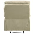 thumbnail image 5 of ACME Arcadia Fauteuil Inclinable Rembourré en Microfibre Beige, 5 of 5