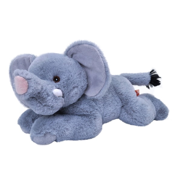 Wild Republic EcoKins African Elephant Stuffed Animal 12 inch, Eco Friendly Gifts for Kids, Plush Toy, Handcrafted Using 16 Recycled Plastic Water Bottles