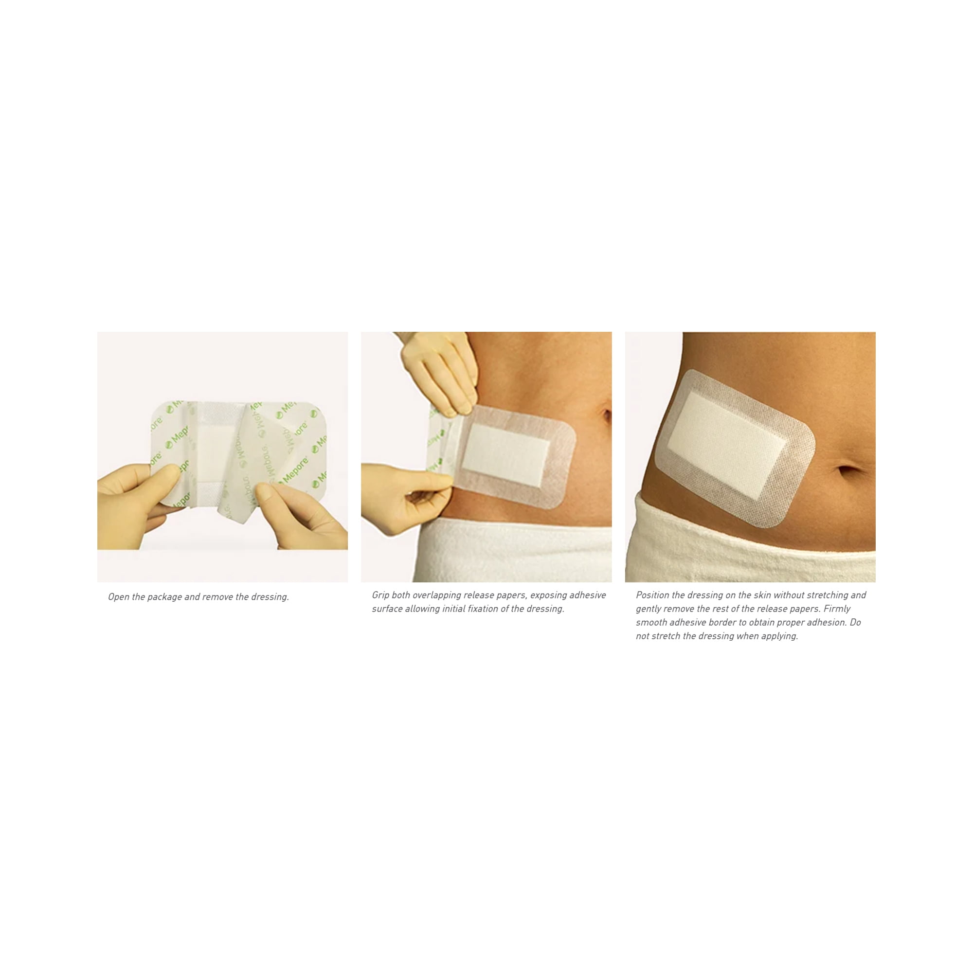 Mepore Self Adhesive Dressing, 3.6 X 6 Inch, Molnlycke 671000 - Box of 50