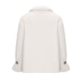 thumbnail image 3 of Lovskoo Womens Winter Warm Lapel Faux Faux Fur Coat Long Sleeve Jacket Soft Fluffy Overcoat Outwear with Pockets White, 3 of 6