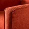 thumbnail image 4 of Christopher Knight Home Mervynn Mid-Century Modern Button Tufted Fabric Recliner by  Muted Orange Pushback Recline, 4 of 5