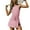 Pink, variant on ReTeiv Jumpsuits for Women Solid Color Back Hollowed Out Casual Jumpsuit Workout Athletic Romper Sleeveless Vacation Outfit