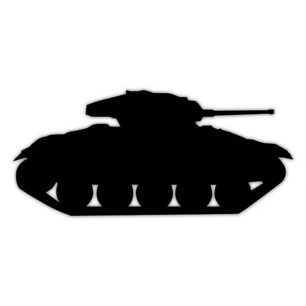 35 x 16 in. M24 Chaffee Tank Silhouette Sign 
