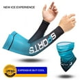 thumbnail image 5 of Ice Silk Sunscreen Sleeves Breathable Sport Arm Sleeves Running Cycling Volleyball Sleeves Armbands Arm Warmers Cover Cuff, 5 of 6