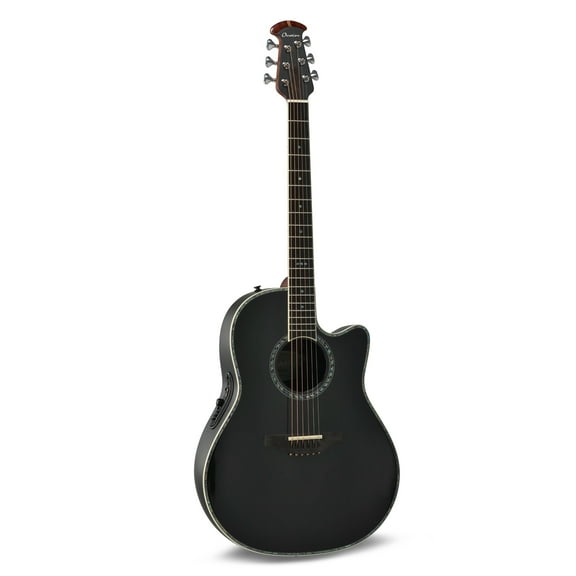Ovation Custom Balladeer 2762BL-5-G Acoustic Guitar - Black