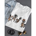 thumbnail image 3 of Papuan Ethnic Style Dancing T-Shirt Women -Image by Shutterstock, Female Medium, 3 of 4