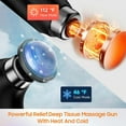 thumbnail image 3 of Massage Gun with Heat, Deep Tissue Massager with 10 Heads - Professional Back & Shoulder Pain Relief - Electric Muscle Recovery Device for Athletes & Home Use, 3 of 6
