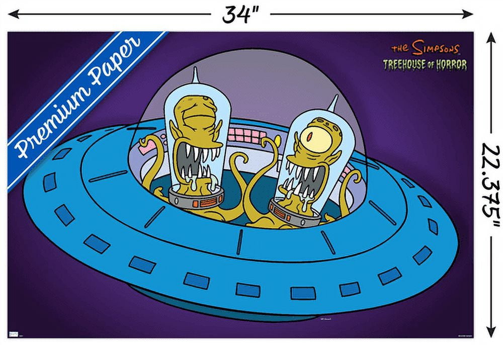 The Simpsons: Treehouse of Horror - Kang and Kodos Wall Poster, 22.375" x 34"