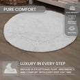 thumbnail image 6 of Home Weavers Classy Bathmat 100% Cotton Tufted Bath Rug, Extra Soft and Absorbent Bath Rugs, Machine Washable bath rugs for Bathroom, 30" Round, White, 6 of 10