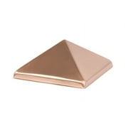Waddell Manufacturing 230 4" x 4" Copper Pyramid Post Cap