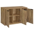thumbnail image 3 of Pepita 3-door Engineered Wood Accent Cabinet Mango Brown, 3 of 11