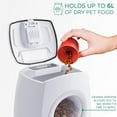 thumbnail image 4 of Arf Pets Automatic Pet Feeder Food Dispenser for Dogs, Cats & Small Animals – Features Voice Recorder, Portion Control & Voice Recording – Timer Programmable Up to 4 Meals a Day, 4 of 7
