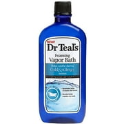 Angle View: Dr Teal's Cold & Allergy Vapor Foaming Bubble Bath, 16 fl oz