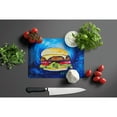 thumbnail image 3 of I Want Mine Dressed Hamburger Glass Cutting Board 12 in x 15 in, 3 of 5