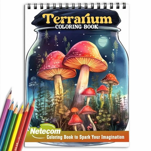 LBKHOUSE Snowman Coloring Book Spiral Bound for Adults, Premium Cover