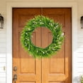 thumbnail image 1 of 18 Inch Spring Summer Artificial Flower Wreath for Front Door Window Courtyard Decoration, 1 of 7