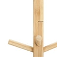 thumbnail image 3 of LANGRIA Bamboo Entryway Coat Rack Display Indoor Tree Stand Hanger with 3 Tiers, 12 Hooks and 4 Stable Leveling Feet Home Furniture for Jacket, Umbrella, Scarf, Hats, and Handbags, 3 of 9