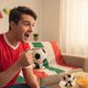 thumbnail image 4 of Soccer Ball Shaped Coffee Mug Stainless Steel Lined Cup Football Designs Novel Drinkware Gift For Sports Fans Home Office Use, 4 of 7