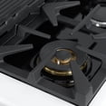 thumbnail image 3 of Forno Antico 48-Inch Dual Fuel Range, White with Antique Brass Finish, 8 Burners, 94,000 BTU, 5.5 cu.ft. Double Ovens  Griddle, 3 of 5