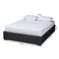 thumbnail image 3 of Baxton Studio Leni 4-Drawer Storage King Bed in Dark Gray, 3 of 11