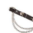 thumbnail image 5 of Liga de pierna Ajustable perfecl para mujeres y niñas gótica imitación cuero con cadena y anillos, 5 of 5