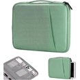 thumbnail image 1 of Tablet Carrying Case With 9-11 Pocket Compatible With Ipad,green, 1 of 5