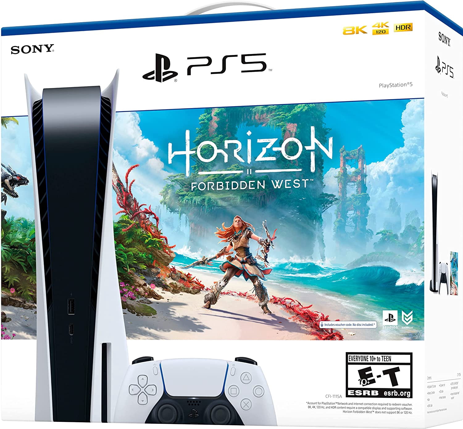 Playstation_PS5 Console- Horizon Forbidden West Bundle + Stand and Cooling Station + Controller Charging