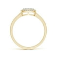 thumbnail image 2 of ANGARA Natural 0.11 Ct. Diamond Halo Ring in 14K Yellow Gold for Women (Ring Size: 3.5), 2 of 9