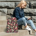 thumbnail image 6 of Gaeub Many Kind Of Flowers Print Clear Backpack ,Clear Transparent Backpack, PVC Bag with Side Pockets,for Concert, Beach, Work, Travel & Sporting, 6 of 7