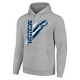 thumbnail image 2 of Men's Starter  Heather Gray Tampa Bay Lightning Color Scratch Fleece Pullover Hoodie, 2 of 3