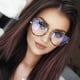 thumbnail image 4 of Estilo europeo y espejo óptico americano, espejo plano retro de moda para mujer, luz anti-azul, adecuado para gafas de múltiples escenarios, 4 of 6