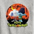 thumbnail image 3 of Trolls - Happy Trolloween Branch and Cloud Guy - Toddler & Youth Crewneck Fleece Sweatshirt, 3 of 5