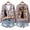 Orange5, variant on JIAYUE Women Cardigan Halloween Print Fair Isle Knit V Neck Button Front Long Sleeve Cropped Loose Outerwear For Seasonal Party