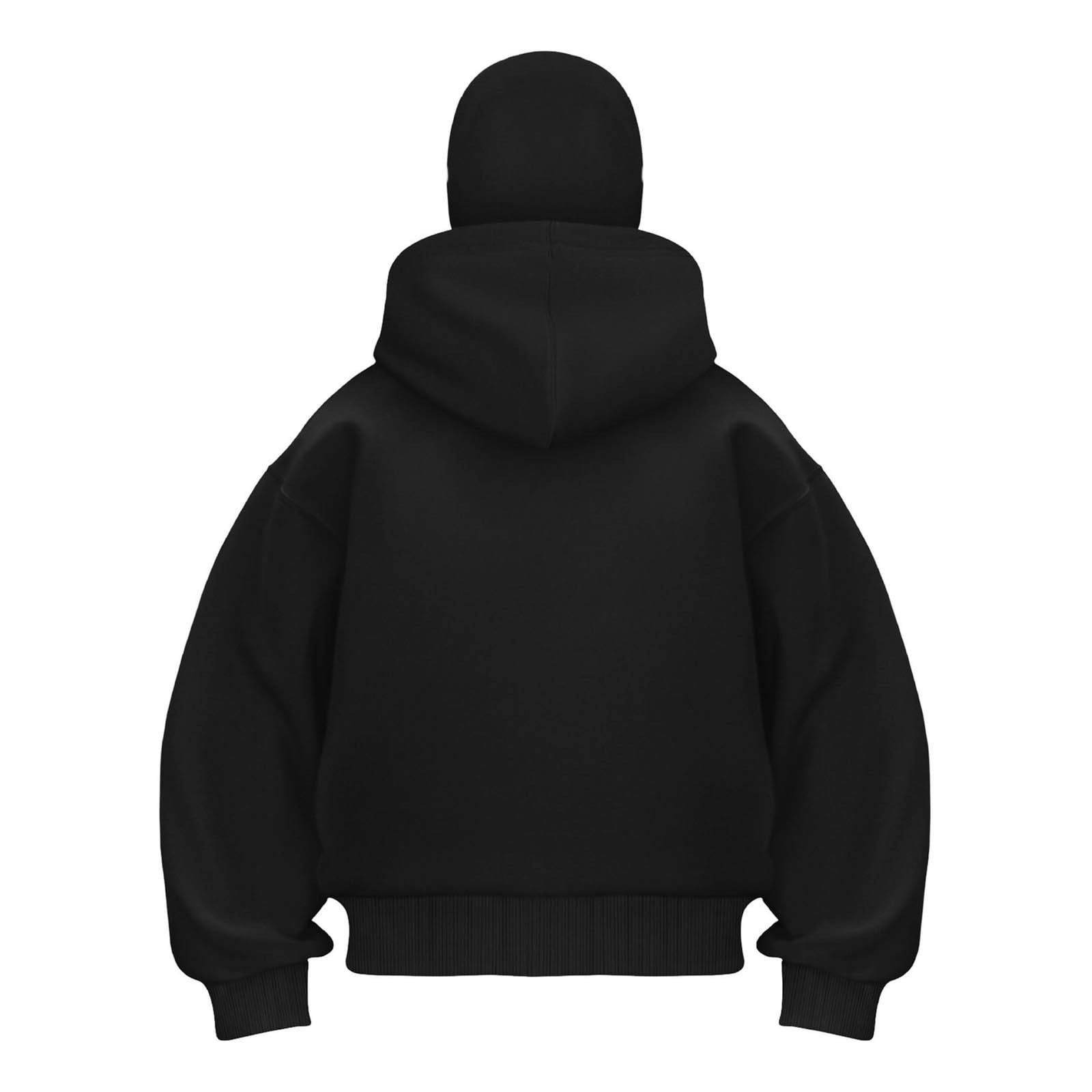 Mens Hoodies Hoodie With Mask Men's Balaclava Hoodie Winter Double Layer Hooded Sweatshirt with zipper, Fleece-Lined Hip-Hop Hoodie
