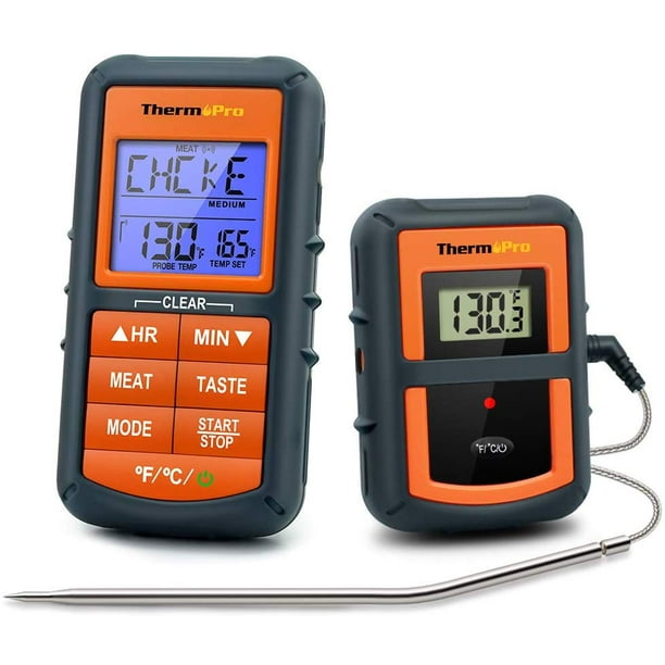 ThermoPro TP07S Wireless Remote Cooking Turkey Food Meat Thermometer