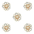 thumbnail image 1 of Minnieouse Bufanda Anillo Chal Clip Oro Plata Bufandas Hebilla Galvanoplastia Aleación Broche Titular Heronsbill Estilo Joyería Pañuelo dorado oro 5piezas, 1 of 6