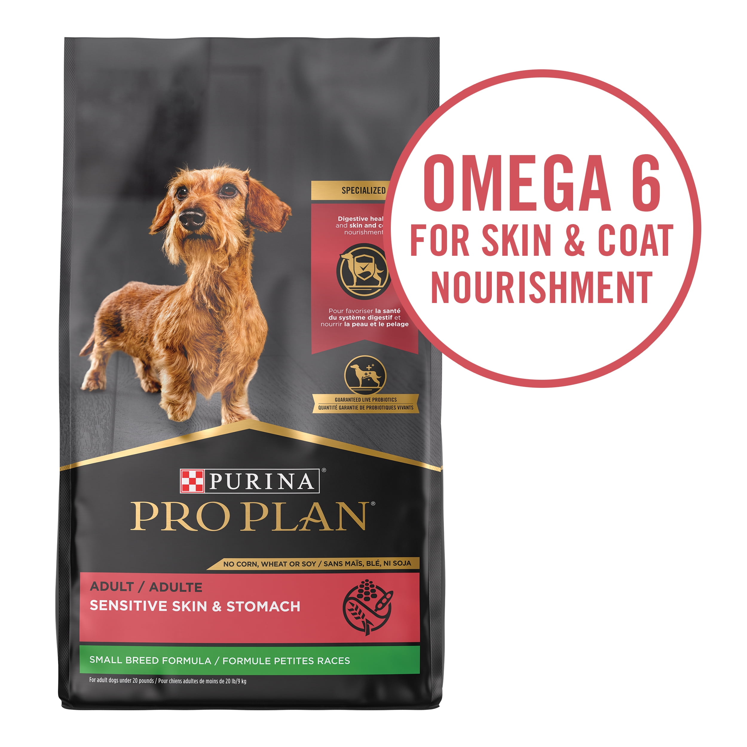 Purina Pro Plan High Protein, Sensitive Skin & Stomach Small Breed Dry
