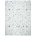 thumbnail image 2 of SAFAVIEH Micro-Loop Carl Floral Overdyed Wool Area Rug, Light Blue/Ivory, 9' x 12', 2 of 9