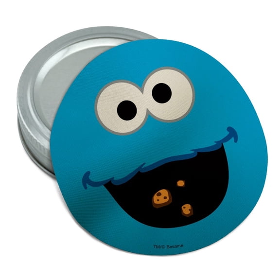 Sesame Street Cookie Monster Face Round Rubber Non-Slip Jar Gripper Lid Opener