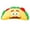 1 Taco Toy, variant on Soft Taco Dog Toys Fun interactive Squeaker Small to Medium Dogs Choose Quantity (1 Taco Toy)
