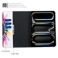 thumbnail image 2 of GSFY Case for iPad Pro 11 Inch 5th Generation (M4) 2024, Smart Premium PU Leather Flip Stand Cover with Card Cash Pocket Auto Sleep Wake for 2024 iPad Pro 11 5th Gen, Rainbow Flower, 2 of 8