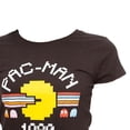 thumbnail image 3 of Pac-Man 1980 Stripes Graphic Junior Women's T-Shirt Size Large, 3 of 4