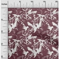 thumbnail image 1 of oneOone Silk Tabby Wine Fabric Leaves Craft Projects Decor Fabric Printed By The Yard 42 Inch Wide, 1 of 4