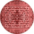 thumbnail image 1 of Ahgly Company Indoor Round Oriental Red Industrial Area Rugs, 8' Round, 1 of 4