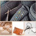thumbnail image 5 of 1box PH 30pcs 5 Styles Stitch Marker Golden Lampwork Pendant Decoration Stitch Marker Charms with Clasp for Knitting Weaving Sewing Accessories Quilting Jewelry Making Keychain Colorful, 5 of 5