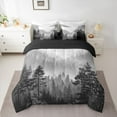 thumbnail image 2 of Homewish Pine Tree 7-Piece Twin Bedding Sets,Tropical Botanical Bedding Comforter Set,Rustic Farmhouse Cabin Sheet Sets For Men Women,Microfiber Bedroom Decor Reversible, 2 of 8