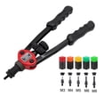 thumbnail image 2 of Labor-savin Hand Riveter Manual Pull Rivet Nut Machine Riveting Tools, 2 of 7