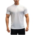 thumbnail image 2 of pstuiky camisetas de hombre, Blusa informal de verano de manga corta con bloques de color para hombre camisas casuales para hombre m, 2 of 3